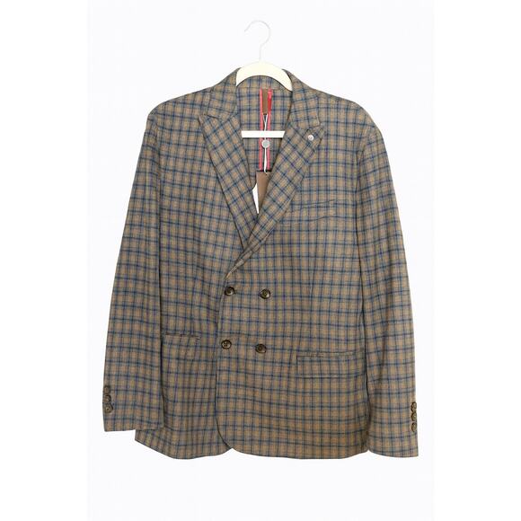 Laboratori Italiani Double-Breasted Virgin Wool Blazer–48(EU)38(US)(W-12/XL)NWT - Picture 6 of 8